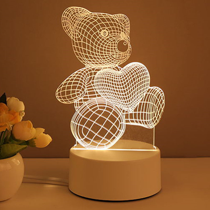 3D Lamp Acrylic USB LED Night Lights