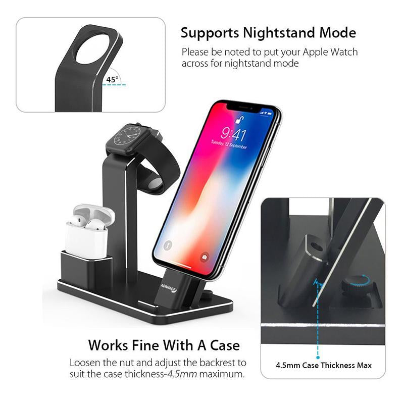 4 IN 1 AIRPODS CHARGING DOCK HOLDER - My Store