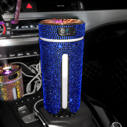 Luxury Diamond LED Light Aromatherapy Car Diffuser Air Freshener