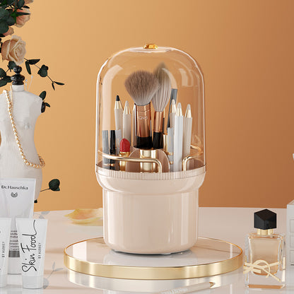 Desktop Rotating Cosmetic Brush Storage Container - My Store