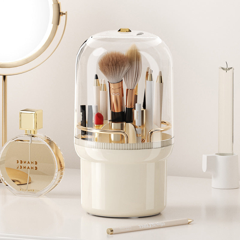 Desktop Rotating Cosmetic Brush Storage Container - My Store