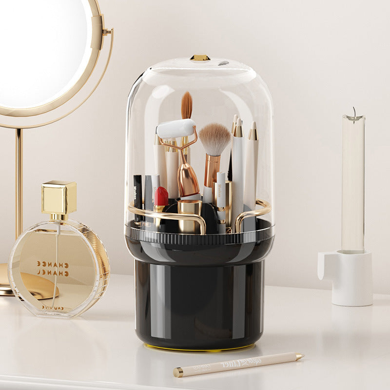 Desktop Rotating Cosmetic Brush Storage Container - My Store