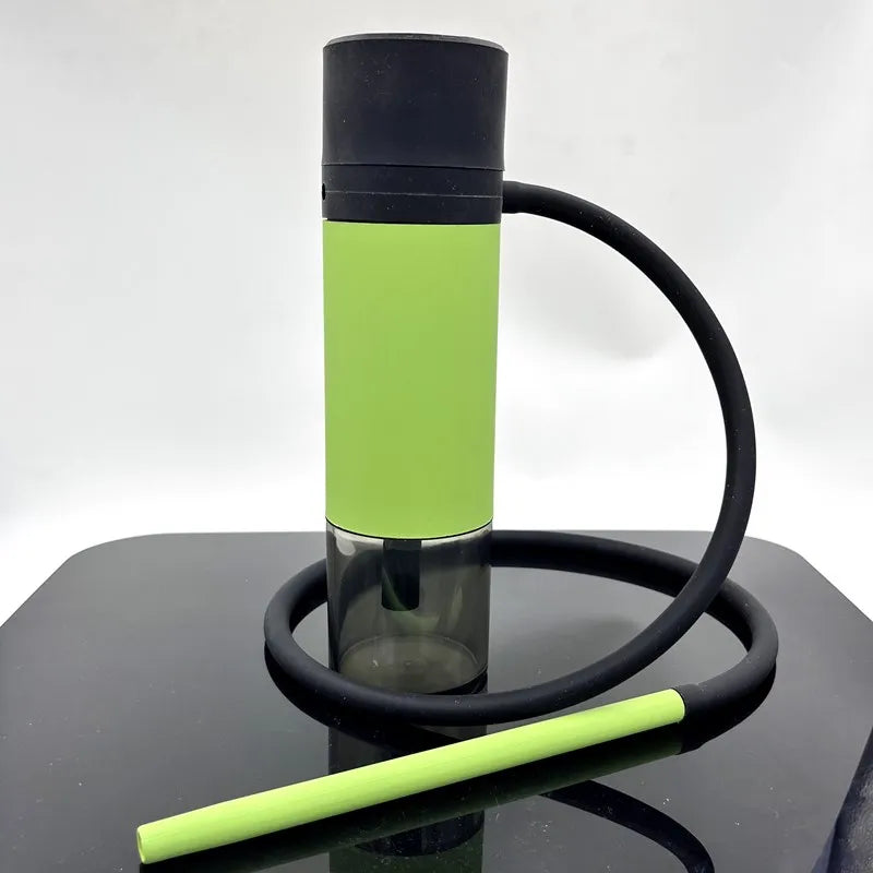 Acrylic & Silicone Hookah Portable Bottle Shisha for Outdoor, Car, Beach, and Picnic