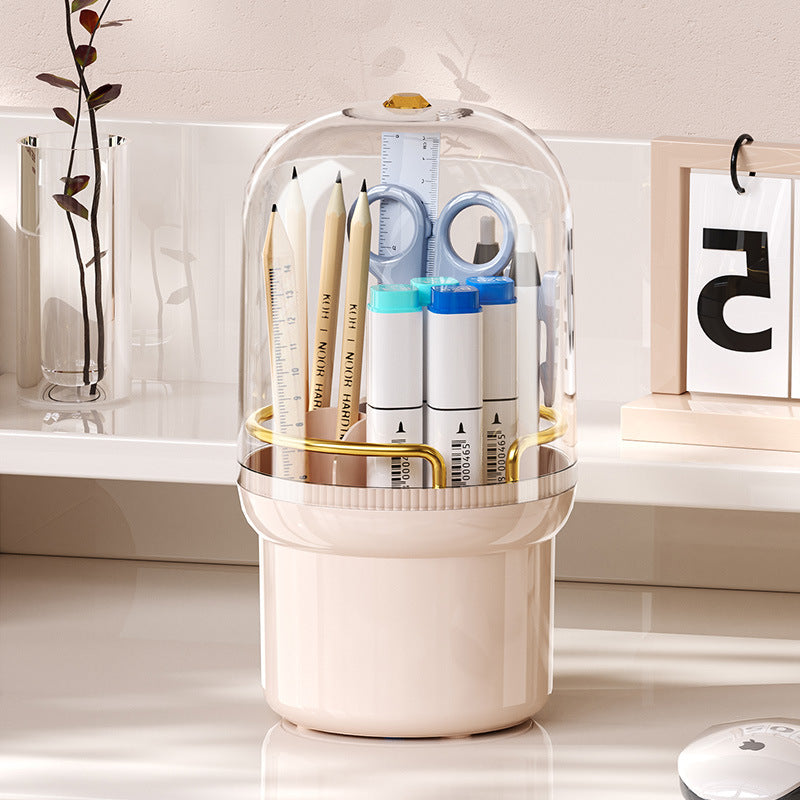 Desktop Rotating Cosmetic Brush Storage Container - My Store